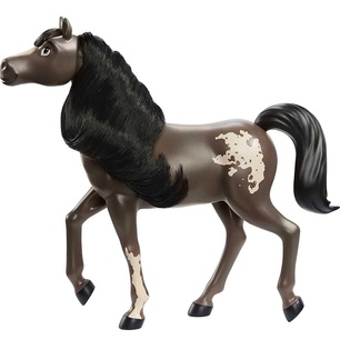 spirit cavallo marrone scuro e bianco 