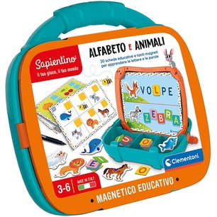 valigetta magnetica alfabeto e animali