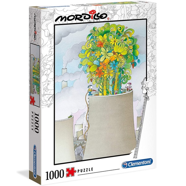 puzzle 1000 pezzi mordillo vaso di fiori