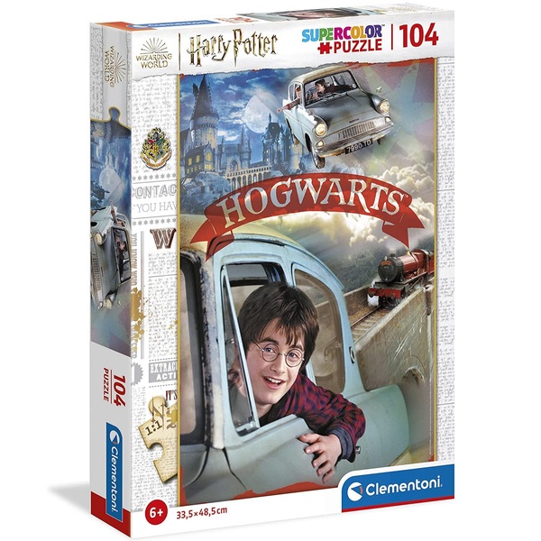puzzle 104 pezzi harry potter hogwarts