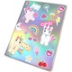 agenda unicorno con post-it e panna 