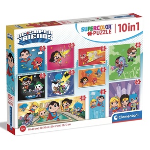 puzzle 10 in 1 dc comics