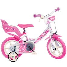 bici 12" little heart bimba rosa