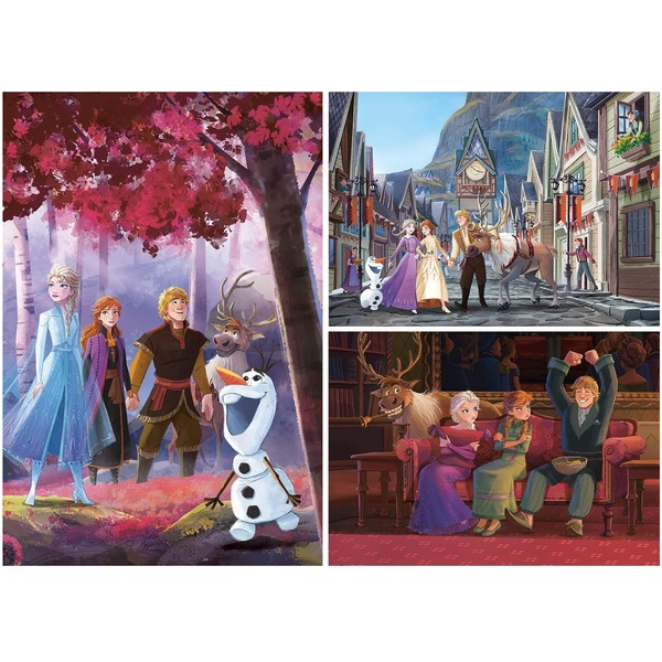 puzzle 3 x 48 pezzi frozen ii