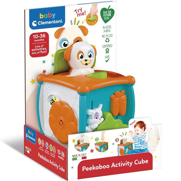 peekaboo activity cube