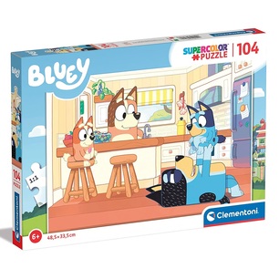 puzzle 104 pezzi bluey