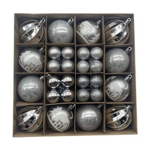 sfere silver bianche box 44 pz