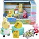 peppa pig shopping trip con personaggi