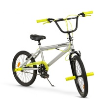 bici 20" bmx grigia/gialla