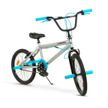 bici 20" bmx grigia/celeste