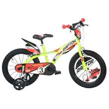 bici 16" raptor gialla