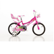 bici 16" flappy rosa