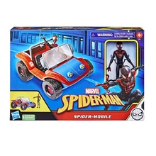 spiderman la macchina di miles morales e spider-ham