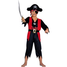 costume pirata con make up 7 - 9 anni