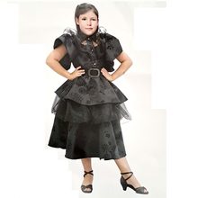 costume black lady 11/12 anni