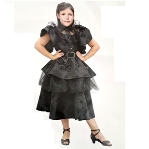 costume black lady 6 anni