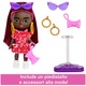 barbie extra mini mins capelli bordeaux