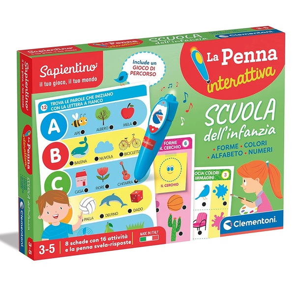 scuola dell'infanzia : forme colori alfabeto e numeri