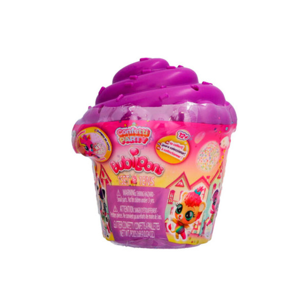 Acquista cupcake viola confetti party bubiloons online