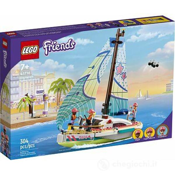 lego friends l'avventura in barca  a vela  di stephanie