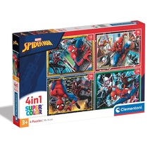 puzzle 4 in 1 spiderman 