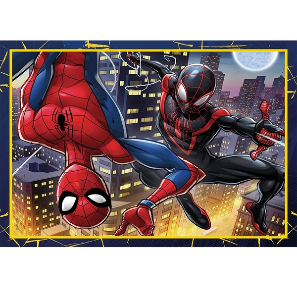 puzzle 4 in 1 spiderman 