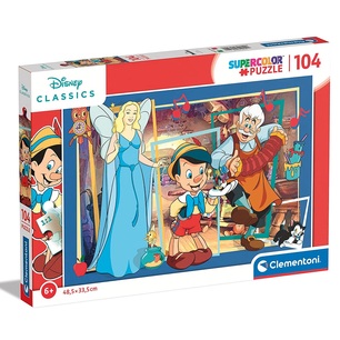 puzzle 104 pezzi pinocchio