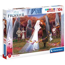 puzzle 104 pezzi frozen e anna