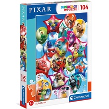 puzzle 104 pezzi pixar 