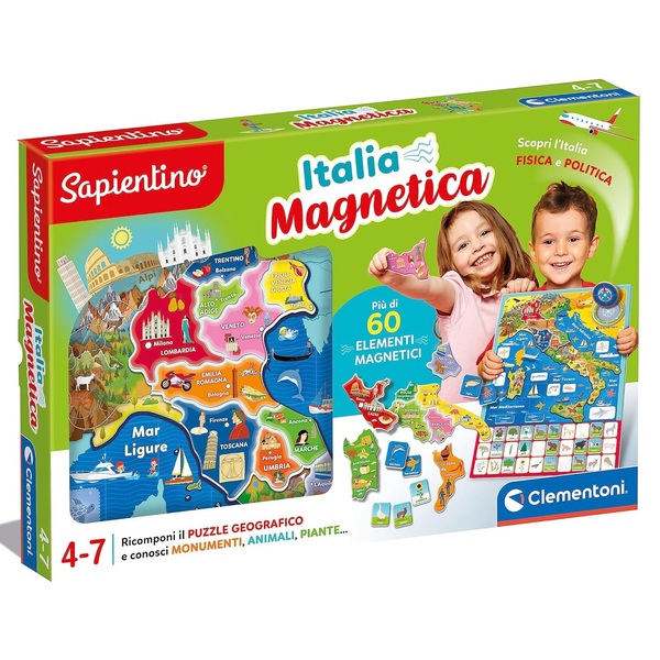 geo puzzle magnetico italia