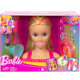 barbie super chioma hairstyle capelli arcobaleno
