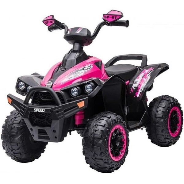 quad moto atv speed rosa