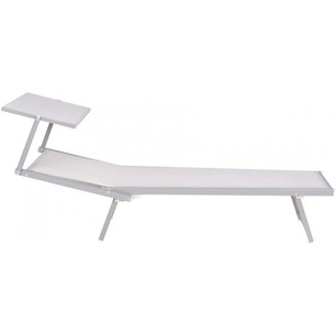 lettino pieghevole con parasole