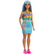 barbie fashionistas capelli blu