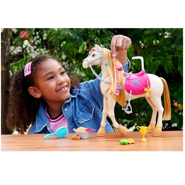 barbie cavallo interattivo con luci