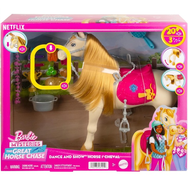 barbie cavallo interattivo con luci