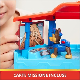paw patrol quartier generale con chase