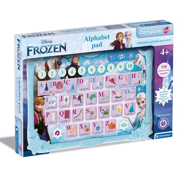frozen aphabet pad