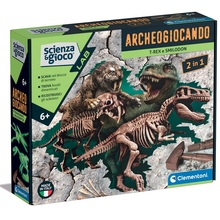 archeogiocando - t-rex e smilodon