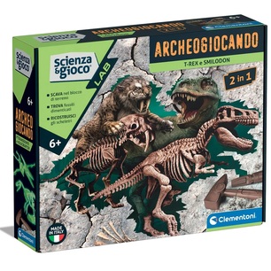 archeogiocando - t-rex e smilodon
