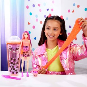 barbie pop reveal serie bubble tea rosa