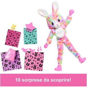 barbie cutie reveal serie color dream coniglio