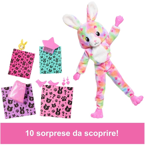 barbie cutie reveal serie color dream coniglio