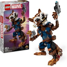 lego rocket & baby groot