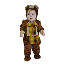 costume tutina orsetto vellutino 9 mesi