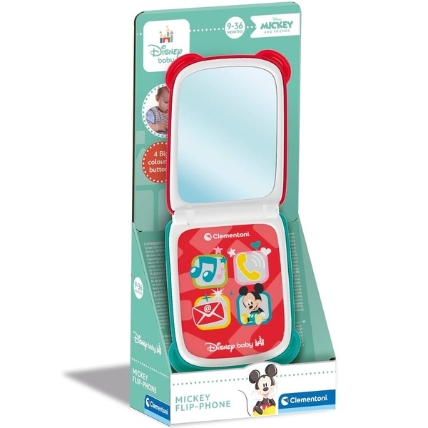 mickey flip phone