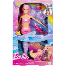 barbie dreamtopia sirena con capelli rosa