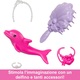 barbie dreamtopia sirena con capelli rosa
