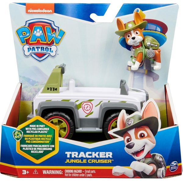 paw patrol veicolo jungle cruiser di tracker