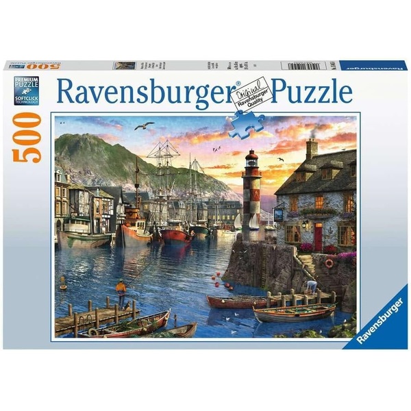 puzzle 500 pezzi alba al porto